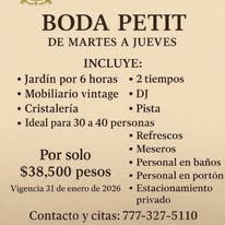 Promoción boda petit